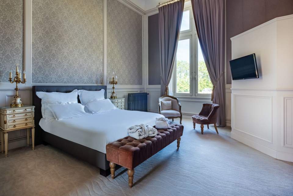 Chambre de l'Hotel Chateau Poitiers,Vienne · Chateau De Dissay